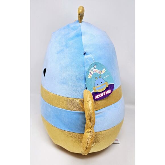 Squishmallows Adopt Me! Queen Bee 14" Blue Gold Glittery Shiny 2023 Kellytoy NWT - Picture 4 of 9